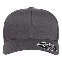 Flexfit&reg; Mesh Back Cap Dark Heather Grey
