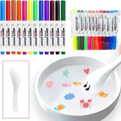 Water Art Pens With Spoon Magical Water Painting Water Marker Doodle Pens
