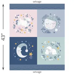 Twinkle Little Star Pillow Panel (p16306-panel) | Twinkle Little Star | Natalia Juan Abello | Riley Blake