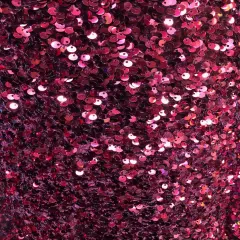 1 Yard Sequins Embroidered Stretch Velvet Rodeo Fabric Burgundy
