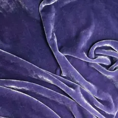 1 Yard Silk Rayon Velvet Fabric 45 Inches Width Lavender