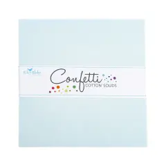 Confetti Cotton 10" Square Pack (Layer Cake / 10" Stacker) in Bleached Denim byfor Riley Blake (10-120-BLEACHED-42)