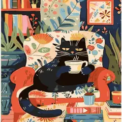 Cat Paint by Number Kit - 16x20 Inch