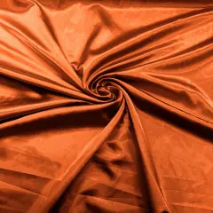 1 Yard Smooth Stretch Satin Charmeuse Fabric Wrinkle-Resistant For DIY Sewing 58-60 inches Wide Orange