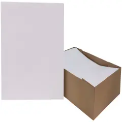 School Smart No Clasp Envelopes with Gummed Flap, 9 x 12 Inches, White, Pack of 100