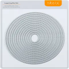Tonic Studios Die Set-Scalloped Ovals Layering Basic