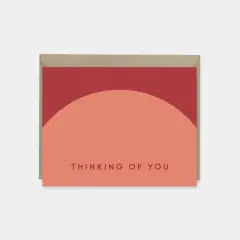 Geo Thinking of You Cards, Geometric