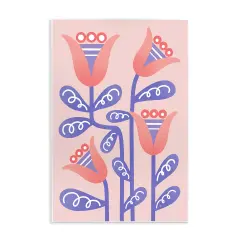 Stupell Industries Tulip Flowers Pink Deco Wall Plaque Art Design by Martina Pavlova