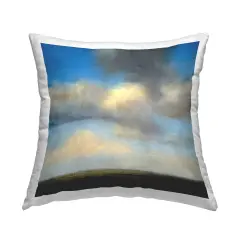 Looming Storm Clouds Design by Suzanne Nicoll Throw Pillow 