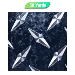 Creative Vinyl - Diamond Plate 24" 10 Silver Diamond