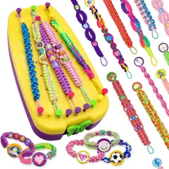 Friendship Bracelet Making Kit for Girls Jewelry Making Kit Bracelets Maker DIY Arts and Crafts for Kids Birthday Gifts Ideas
