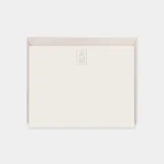 Elegant Monogram Note Cards III