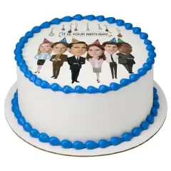 The Office It Is Your Birthday PhotoCake&reg; Edible Cake Topper Icing Image for 8 inch round cake or larger