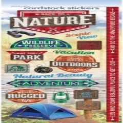 Paper House Back To Nature Cardstock Stickers