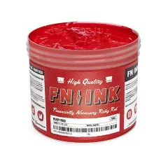 FN-INK Plastisol Screen Printing Ink Ruby Red