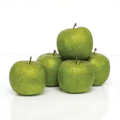 Set Of 5 Apple Bowl Fillers Green
