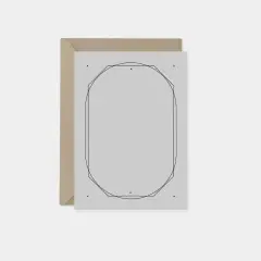 Geowire Dots Vertical Note Cards