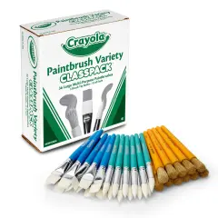 Large Variety Paint Brushes Classpack&reg;, 36 Brushes