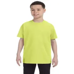 Jerzees&reg; Youth Dri-Power Active T-Shirt SAFETY GREEN