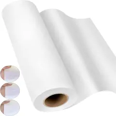 Woven Cotton Iron-On Fusible Interfacing: 10.6 inch X 10 Yards White Medium Weight 100% Cotton