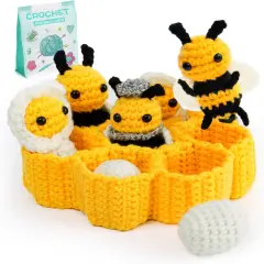 Crochet Kit for Beginner (Bee Family)