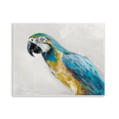 Stupell Industries Polly Parrot Portrait Wall Plaque, design by Jacob Q