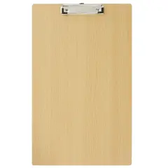 Extra Large 11x17 Clipboard with Low-Profile Clip, Wooden Vertical Clip Board Brown