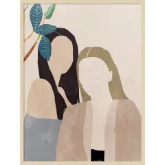 Lush Leaves I by Aimee Wilson Wood Framed Wall Art Print