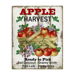 Stupell Industries Fresh Apple Harvest Canvas Wall Art Design by Creatif Belle