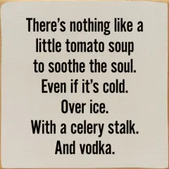 Refreshing Tomato Soup Over Ice with Vodka A Cool Twist on a Classic Recipe Ivory-Black