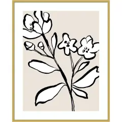 Here with You I by Melissa Wang Wood Framed Wall Art Print