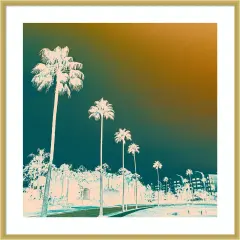 Hotel Driveby J:L Design Wood Framed Wall Art Print