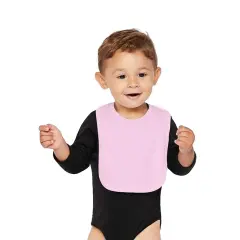 Rabbit Skins&reg; Infant Premium Jersey Bib Pink