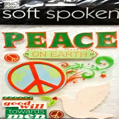 Me & My Big Ideas Sugarplum Peace Dimensional Stickers