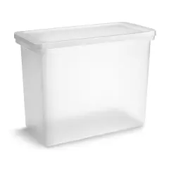 Sorbus Stationery File Box - Binder & Notebook Bin with Lid