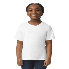 Gildan&reg; Youth Softstyle Short Sleeve Crew Neck T-Shirt WHITE