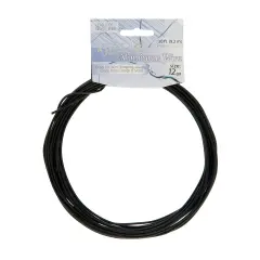 John Bead 12 Gauge Black Aluminum Wire