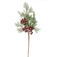Cedar Pick With Berries, 20"