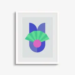 Geo Deco Art Print, Kawaii Art