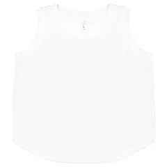 LAT&reg; Girls' Relaxed Tank WHITE