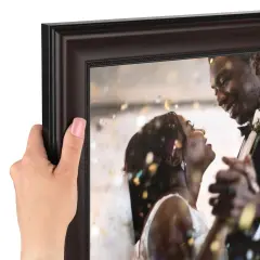ArtToFrames 11x17 InchPicture Frame, This 1.75 Inch Custom MDF Poster Frame is Available in Multiple Colors, Great for Your Art or Photos - Comes with Regular Glass andCorrugated Backing (A70HI)