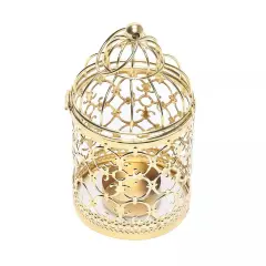 Vintage Metal Tealight Hanging Birdcage Lantern Candle Holder Home Decoration