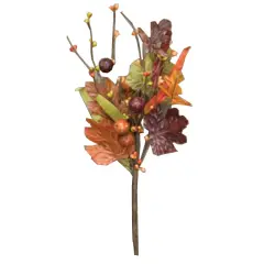 12&rdquo;High Maple and Berries Pick Perfect for Autumn-Themed Decorations