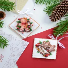 Bead Embroidery Kit Decoration - Holiday baking