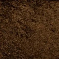 1 Yard Brown Velour Chenille Apparel Fabric 58/60&Prime; Wide, 100% Polyester