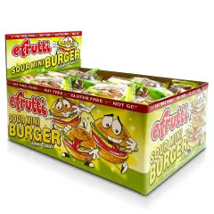 Efrutti Gummy Sour Mini Burger Box 60 Ct