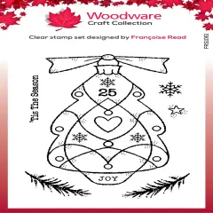 Woodware Clear Stamps 4"X6"-Singles Glass Tree