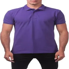 Polo Cotton Short Sleeve Shirt | RADYAN&reg; PURPLE