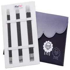 KnitPro-Karbonz Starter Dble Pointed Knitting Needle Set 6"-Set Of Five