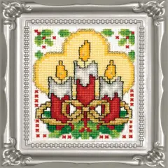 Design Works Counted Cross Stitch Kit 2"X3"-Candles